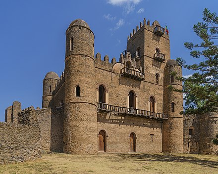 Fasilides' Castle in Gondar, Amhara Region.