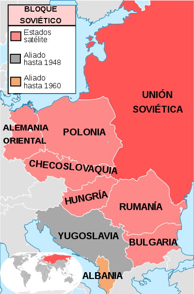 Relaciones entre la URSS y sus estados-satélite durante la Guerra Fría