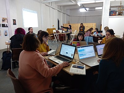 Editatona organizada por Wiki Editoras Lx el 8 de marzo de 2020 (Portugal)