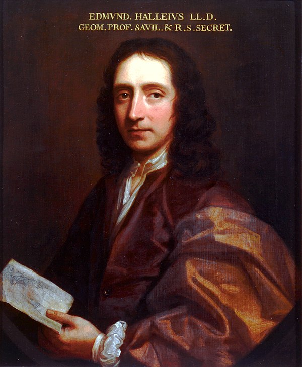 Portrait of Halley (c. 1690)