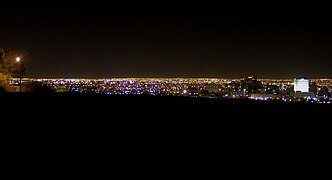 El Paso skyline from Tom Lea Park
