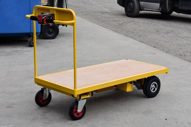 electric pedestrian platform truck