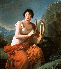 Elisabeth Vigée-Lebrun - Portrait de Madame de Staël comme Corinne au Cap Misène - WGA25074.jpg