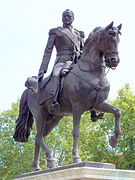 Reiterstatue von Baldomero Espartero, von Pablo Gibert Roig (1886).[61]