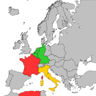 <span class="mw-page-title-main">Treaty establishing the European Defence Community</span> 1952 agreement on common security protocols