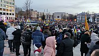 2022 m. vasario 24 d. Kaune organizuotas renginys, skirtas Ukrainos palaikymui ir Rusijos agresijos pasmerkimui