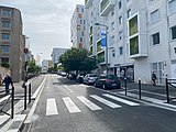 Rue Père-André-Jarlan à Évry-Courcouronnes (Essonne, France)
