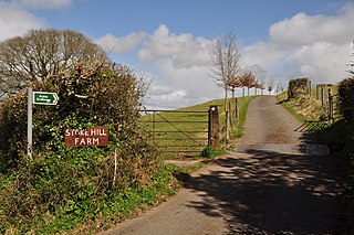 Stoke Hill Hill in Devon, England