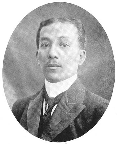 Felipe Agoncillo was the Filipino representative to the negotiations in Paris that led to the Treaty of Paris (1898), ending the Spanish–American War.