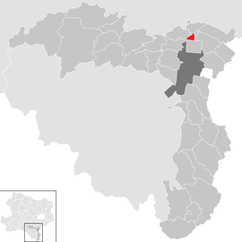 Poloha obce Felixdorf v okrese Viedenské Nové Mesto (klikacia mapa)