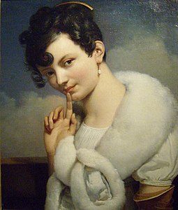 Portrait de femme à la fourrure (1806), Cherbourg-Octeville, musée Thomas-Henry.