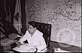 Fernando Henrique Cardoso en la silla del alcalde de São Paulo, (1985).