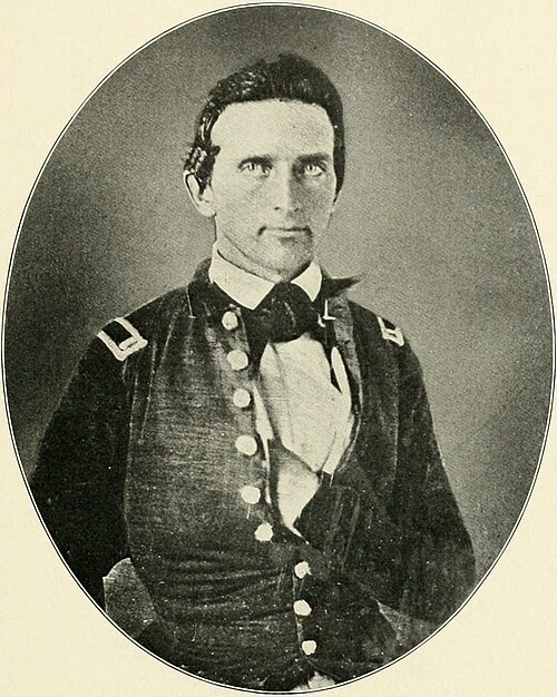 First lieutenant Thomas J. Jackson sometime after West Point graduation in the late 1840s