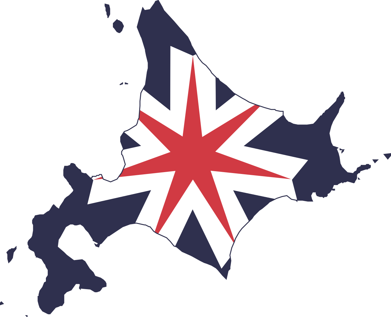File Flag Map Of Hokkaido Prefecture Svg Wikipedia