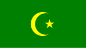 Ottoman Bosnia - flag from 1878 Flag of Independent Bosnia (1878).svg