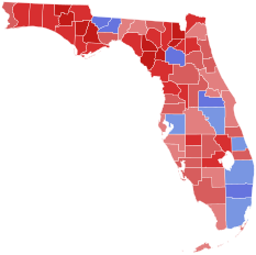 County Results Patronis:      50-60%      60-70%      70-80%      80-90% Ring:      50-60%      60-70% Florida CFO Election Results by County, 2018.svg