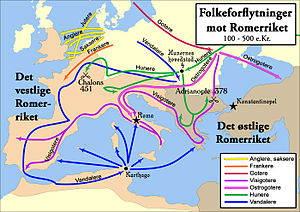 Folkvandringstiden: Skriftliga källor, Folkvandringstiden som en historisk term, Tid och omfattning