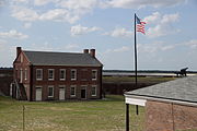 Fort Clinch in Nassau Coumty, Florida, US This is an image of a place or building that is listed on the National Register of Historic Places in the United States of America. Its reference number is 72000343.