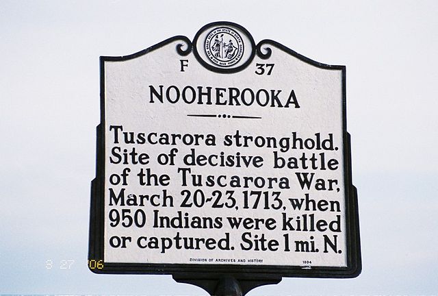 Fort Neoheroka Historical Marker.