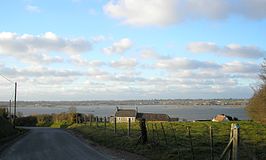 Gezicht vanuit Monfréville op Marais du Cotentin et du Bessin