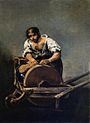 Sliperen (El Afilador) av den spanske maleren Francisco Goya ca. 1790.