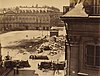 Pariskommunen 1871: Barrikader på Paris gator vid den raserade Vendôme-kolonnen.