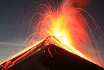 Vulkaan Fuego 30. märtsil 2013