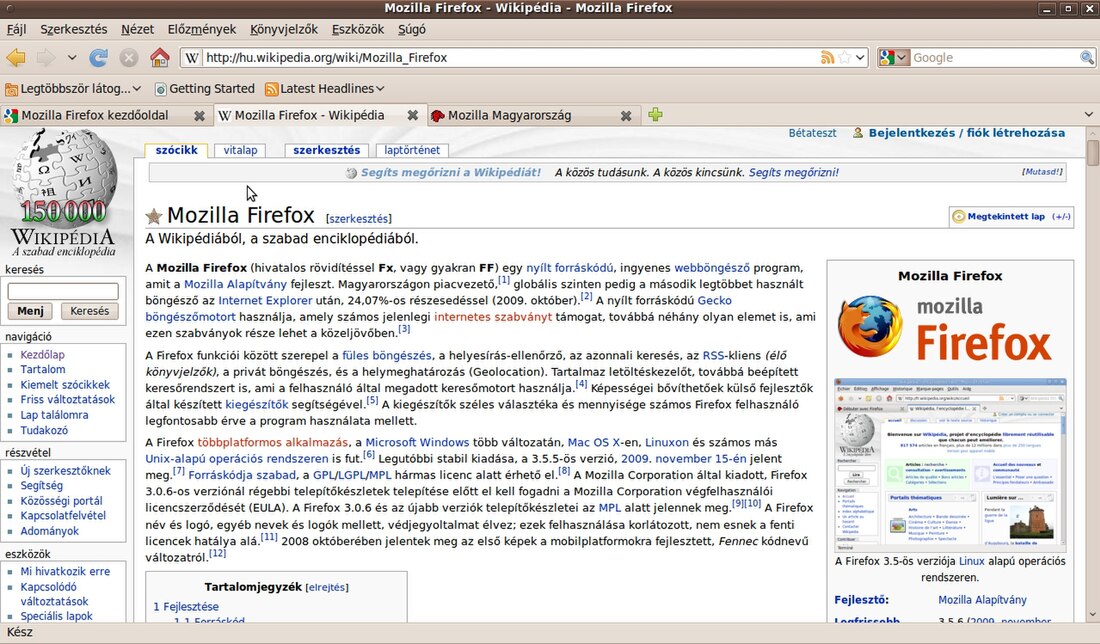 A Mozilla Firefox szolgáltatásai