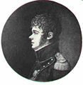 Retrato del General D'Aboville de joven.
