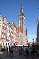 Tourist-filled central Gdańsk the day before Wikimania 2010 began