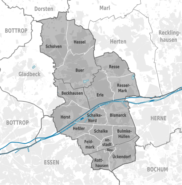 File:Gelsenkirchen subdivisions.svg