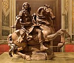 Gianlorenzo bernini, modelo para la estatua ecuestre de luis XIV, 1669-70 (galería borghese) .jpg