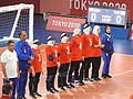 Goalball-2020-Tokyo Paralympics EGY-TUR F line-up.jpg