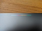 Google Chromebook Pixel (2013), light bar.jpg