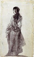 A Duquesa de Alba de Goya levanta o vestido.JPG