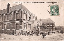 Grands bureaux de la Compagnie des mines de Dourges vers 1905.