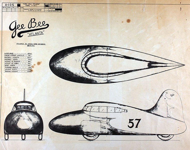 File:Granville Gee Bee Atlanta streamlined car.jpg