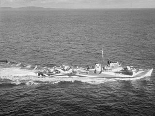 HMS <i>Lamerton</i> (L88) Type II Hunt-class destroyer of the Royal Navy, later the Indian Navy