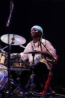 Hamid Drake beim Moers Festival 2006, Deutschland