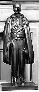 <i>Hannibal Hamlin</i> (Tefft) Bronze sculpture depicting the American attorney and politician of the same name by Charles Tefft, installed at the US Capitols National Statuary Hall, in Washington, DC