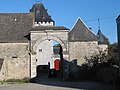 Portaal van de boerderij bij het kasteel