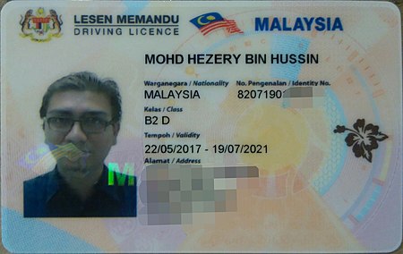 Lesen memandu Malaysia