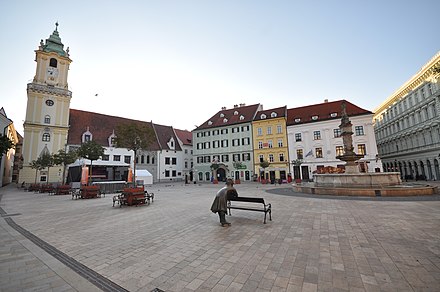 Hlavné námestie (Main Square), Bratislava Old Town