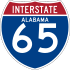 Interstate 65 Markierung