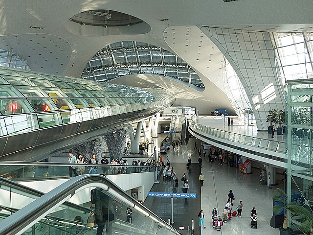 Image: Incheon Airport Train Terminal, Korea (cropped)