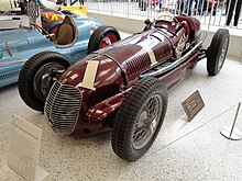 Wilbur Shaw's winning car from the 1939 and 1940 Indianapolis 500s Indianapolis Motor Speedway Museum in 2017 - Racecars 31.jpg