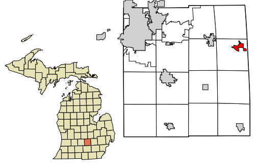 File:Ingham County Michigan Incorporated and Unincorporated areas Webberville Highlighted.svg