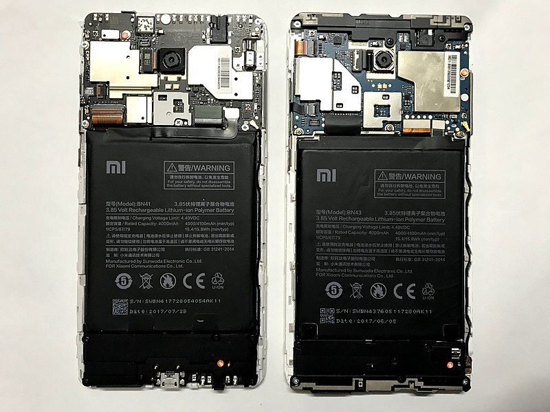 File:Insides of Redmi Note 4X.jpg