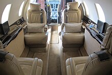 Cabin club seating Interior Cessna Citation Sovereign cabin.jpg