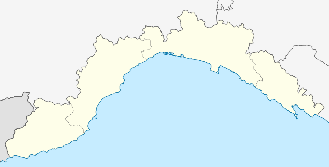 Màppa de localizaçión: Liguria